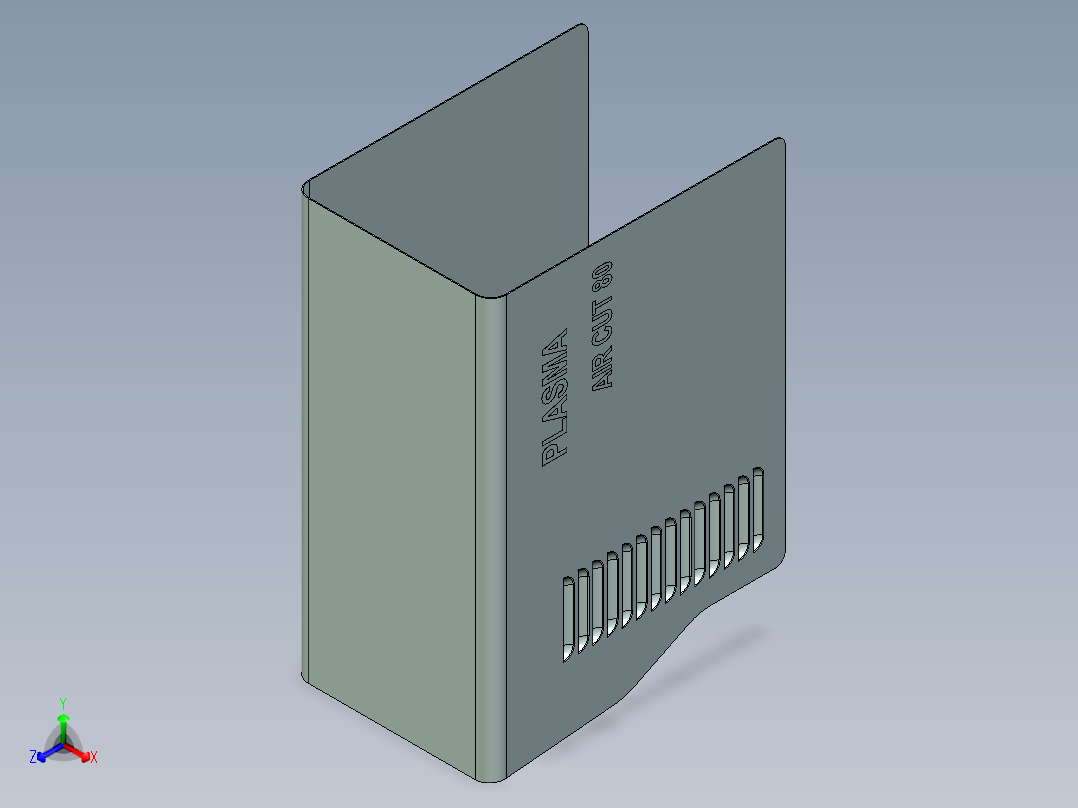 过滤台正等轴测图