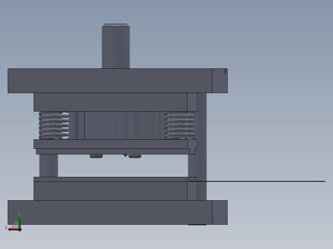 转卡片冲压模具设计【含图和文档】后视图