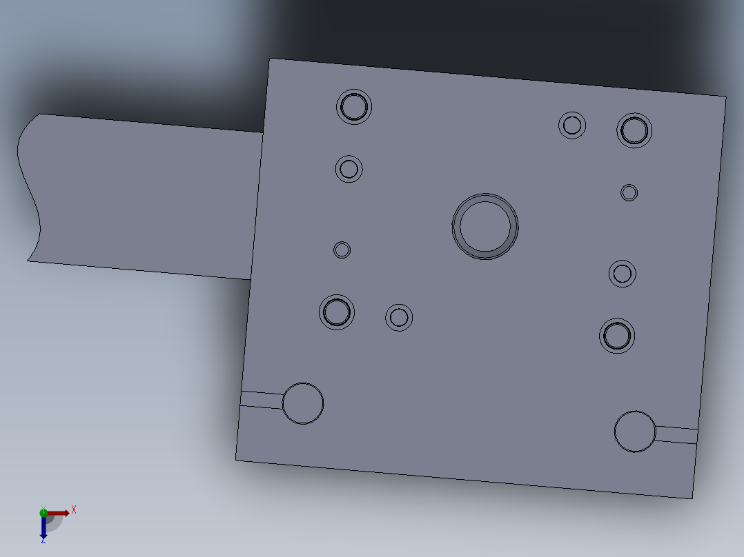 转卡片冲压模具设计【含图和文档】俯视图