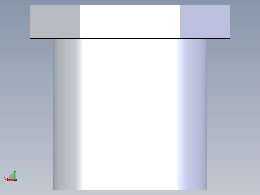 聚氯乙烯配件21-Sch80_Plug_SPIG_849-007_0.75in后视图