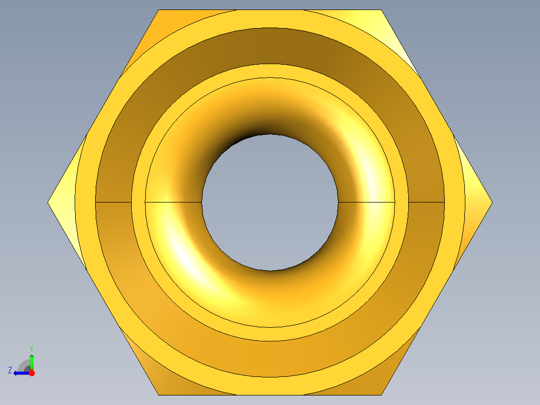扩口式工业通用硬管接头Long Nut 41FL-2右视图