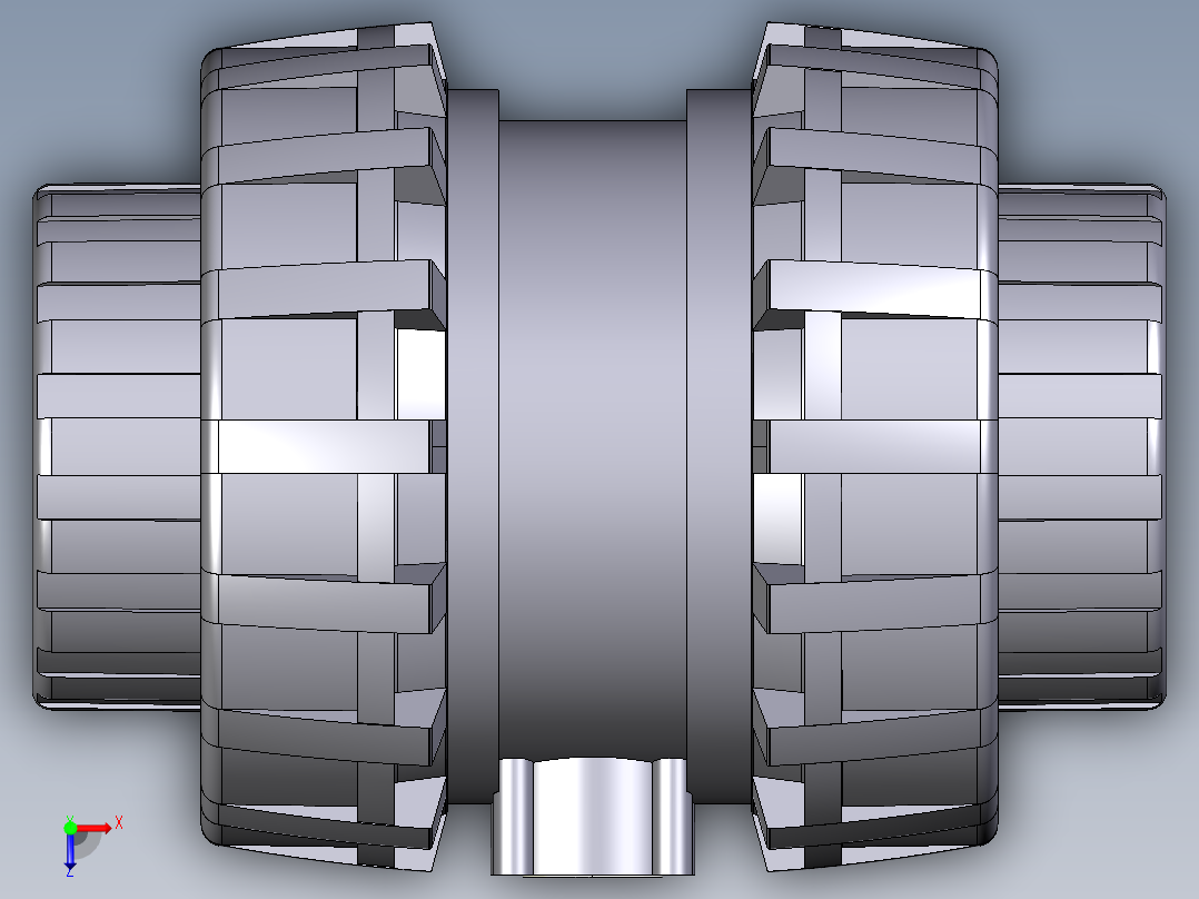 15SSEGV 女性结束EasyFit弹簧止回阀，JIS螺纹俯视图