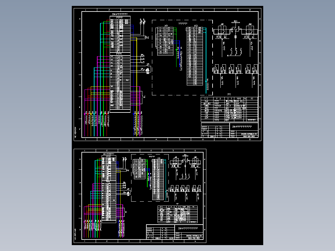 35kV母线电压互感器二次接线安装图(B066-500-0802)