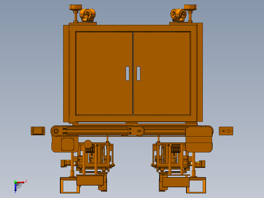 车间车辅 流动板点胶设备俯视图