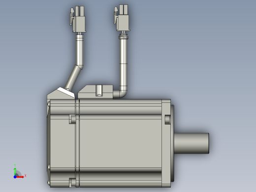 750W MSMJ伺服马达前视缩略图