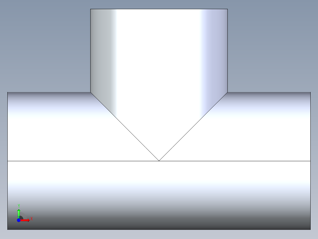 CPVC管件04-Sch80_Tee_FPTxFPTxFPT_9805-005_0.5in前视图