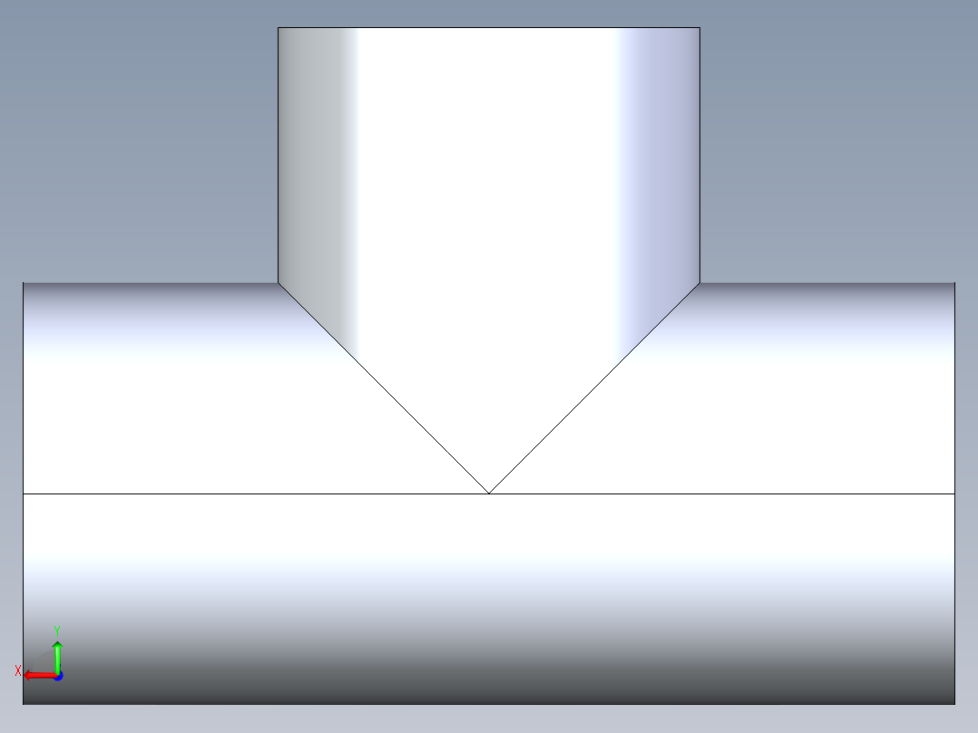 CPVC管件04-Sch80_Tee_FPTxFPTxFPT_9805-005_0.5in后视图