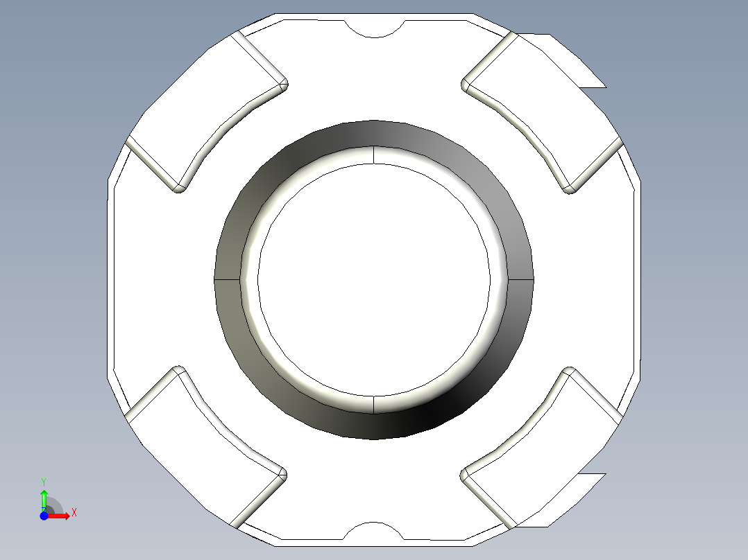 1圆形2R轻触开关前视图
