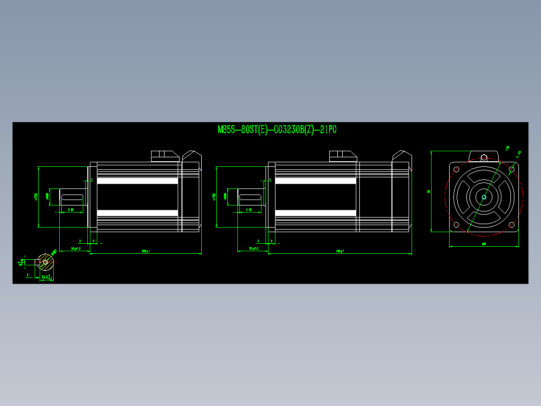 电机MS5S-80ST-CSorCM03230-21P0-S01orS02