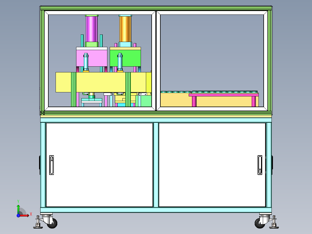 自动压盖机sw18可编辑前视图
