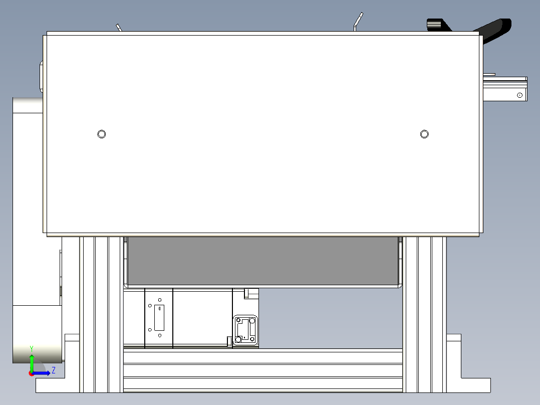 等距皮带输送线xt左视图
