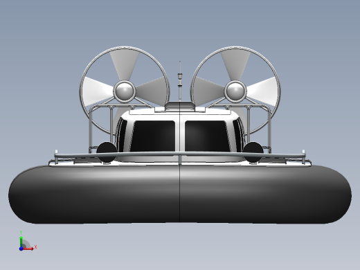 腾空气垫船前视缩略图