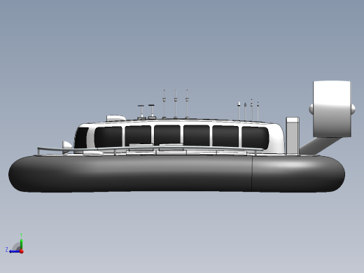 腾空气垫船右视缩略图