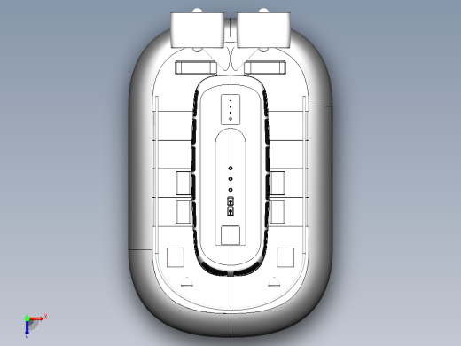 腾空气垫船俯视缩略图