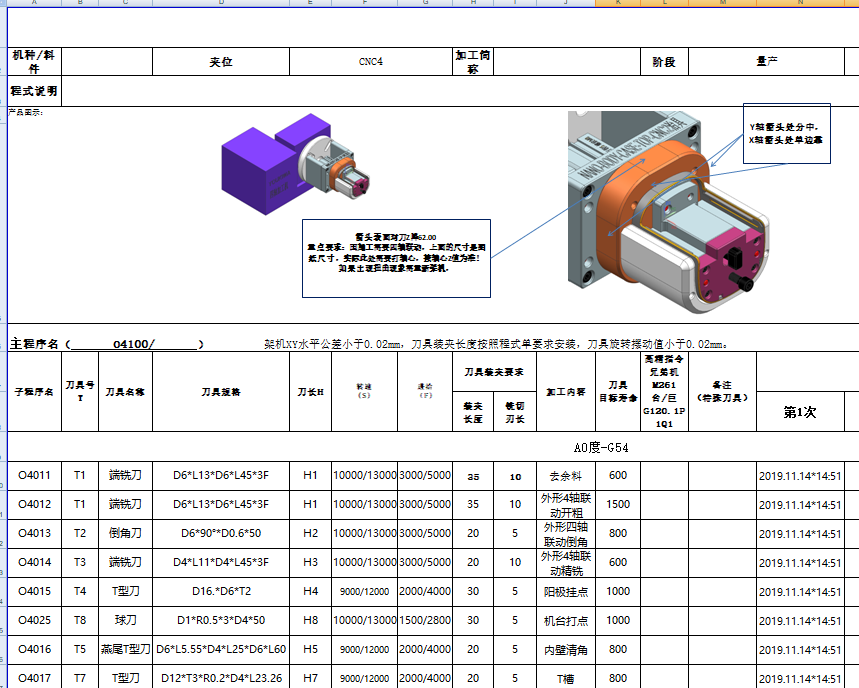 异型垫块铣槽程序模型