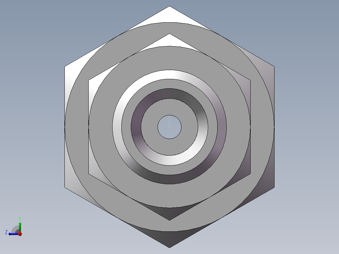 直通变径接头、2C-12-18右视图