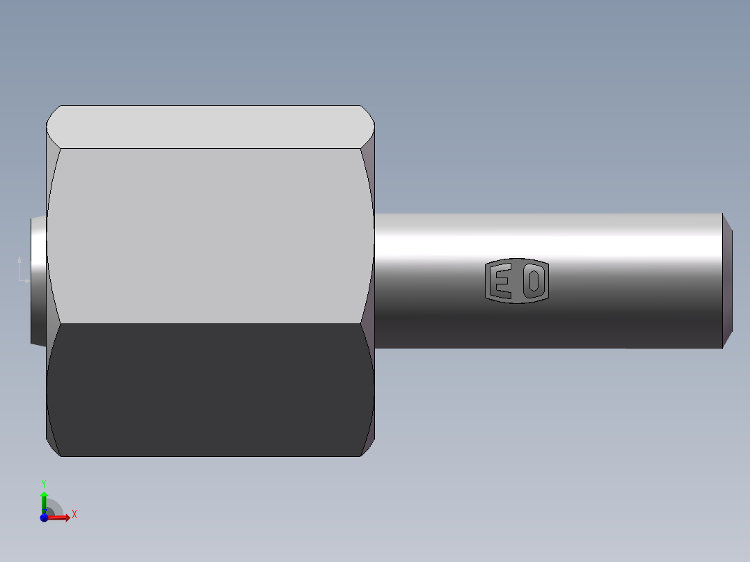 90度焊接接头、SKA06X1,5前视图