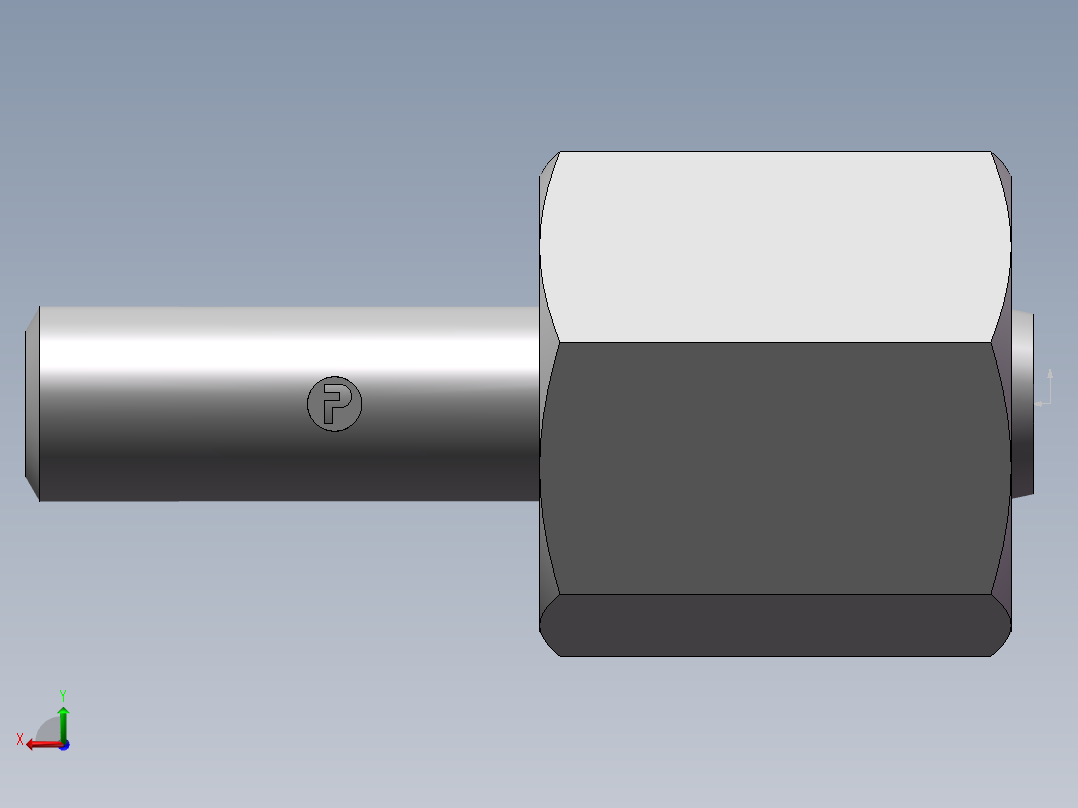 90度焊接接头、SKA06X1,5后视图