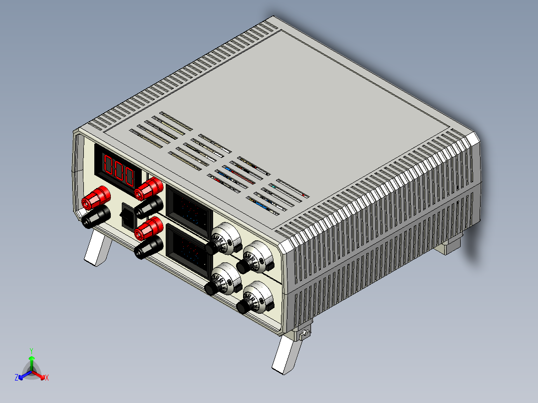 A2004271-DPower-TST双电源供电0到30V和元件测试仪主视图