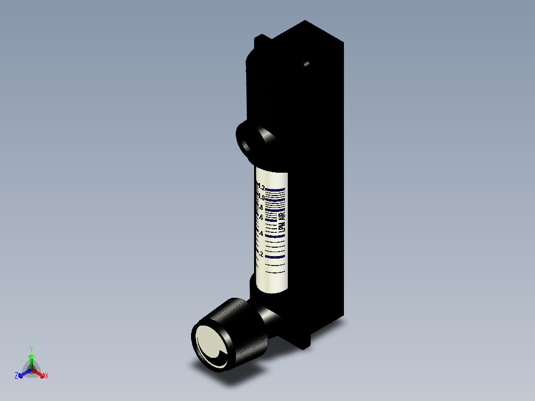 仪表、流量计(21)正等轴测图