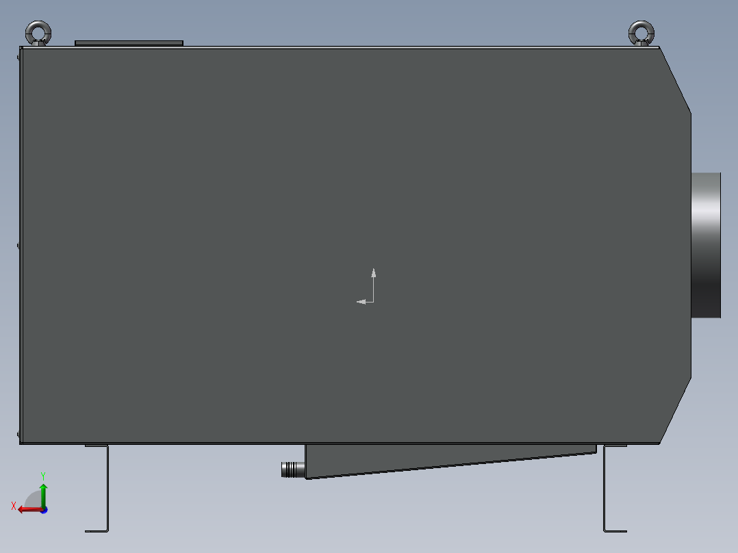 静电式油雾净化器-油雾分离器后视图
