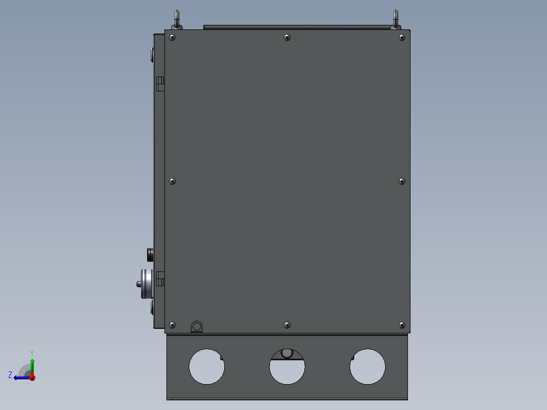 静电式油雾净化器-油雾分离器右视图