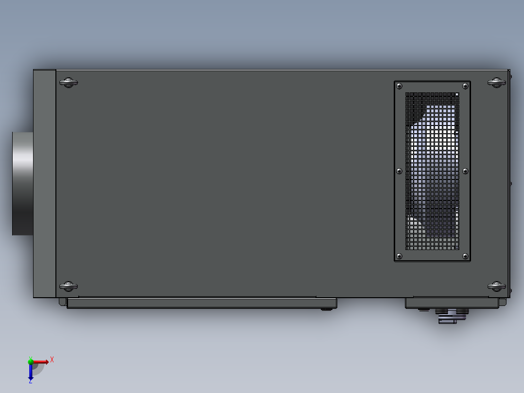 静电式油雾净化器-油雾分离器俯视图