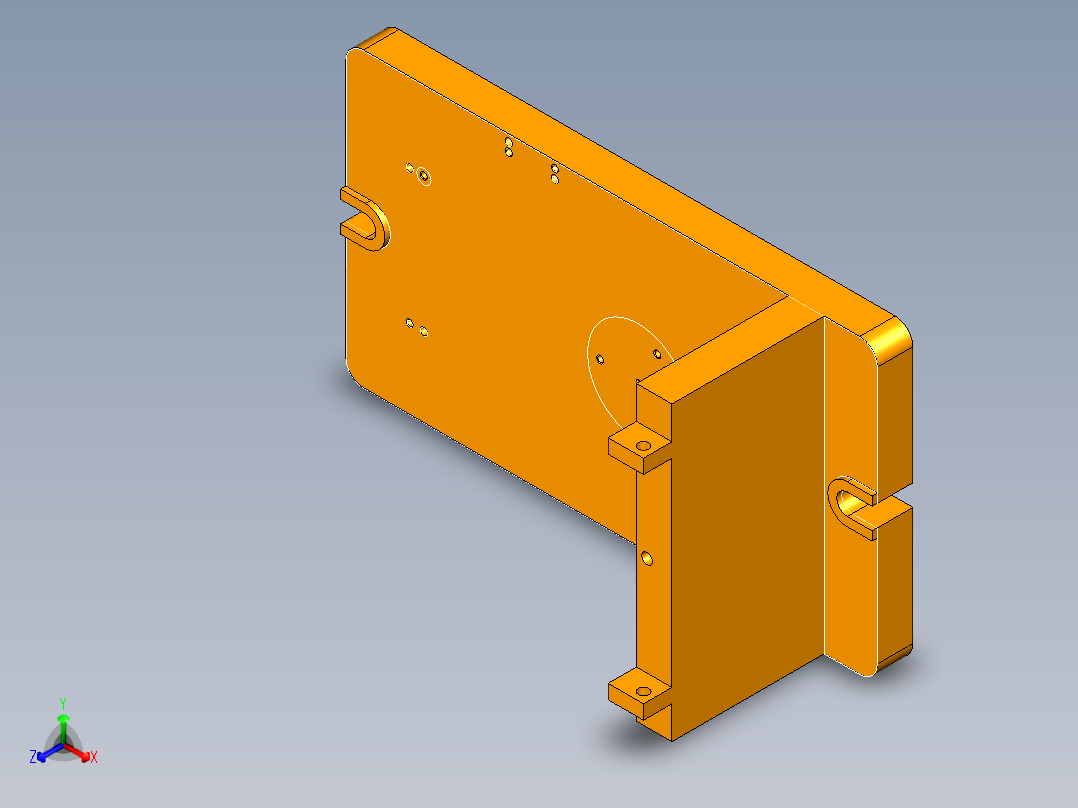 轴承架钻孔夹具（CAD图+UG三维）