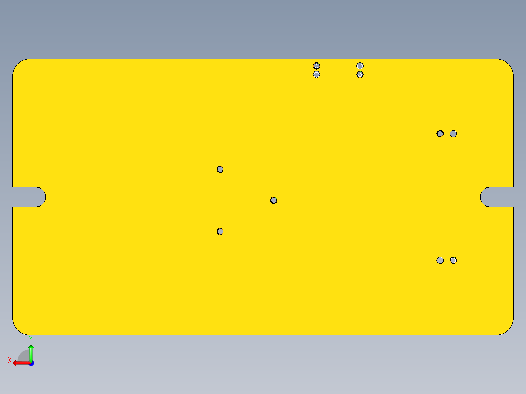 轴承架钻孔夹具（CAD图+UG三维）后视图