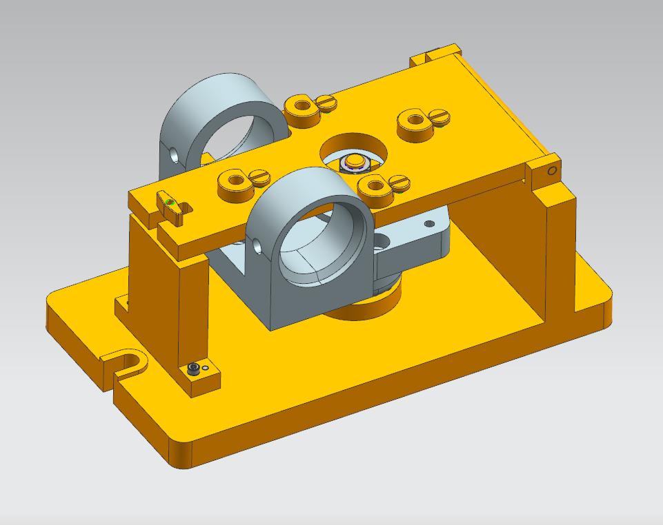 轴承架钻孔夹具（CAD图+UG三维）
