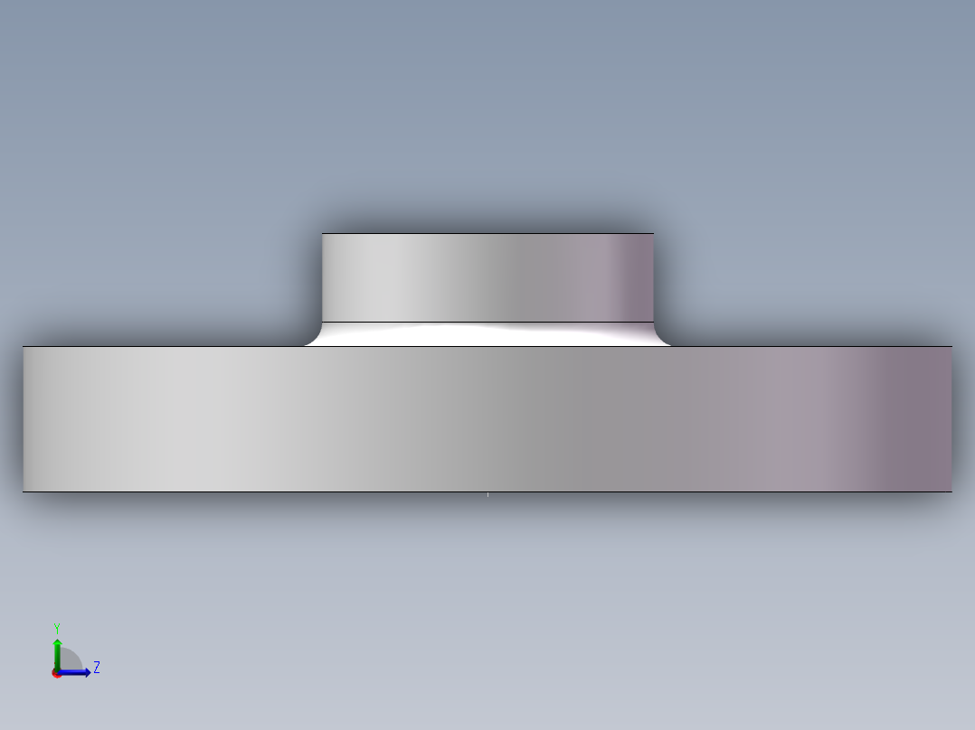 FLANGE_DN25_PN10_U-PVC左视图