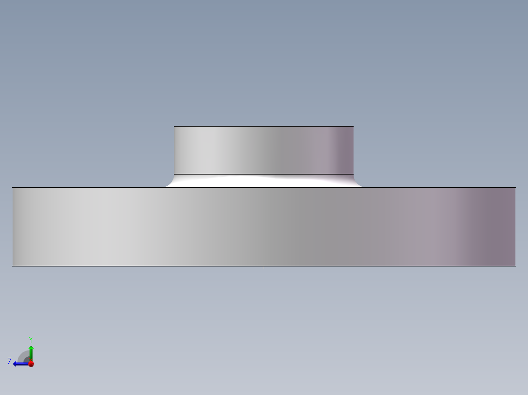 FLANGE_DN25_PN10_U-PVC右视图