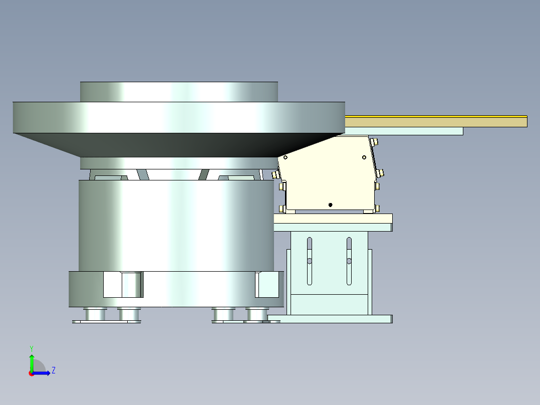 对称振动盘左视图