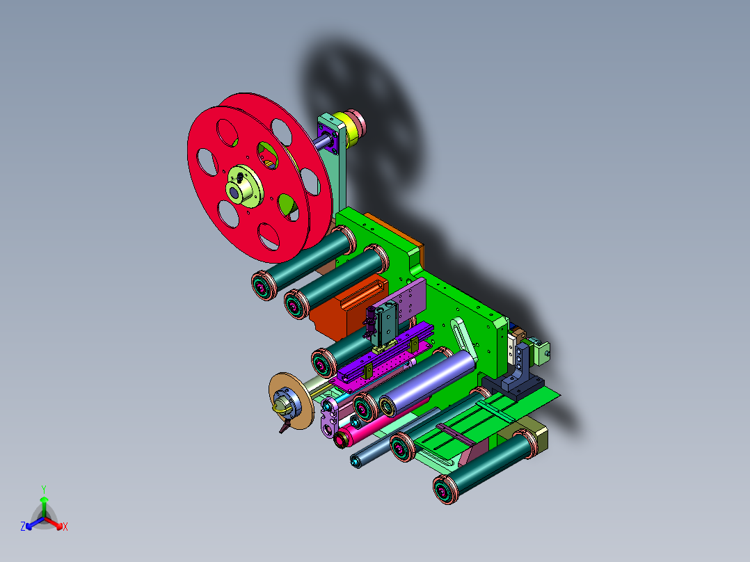 单侧面定位自动贴标机