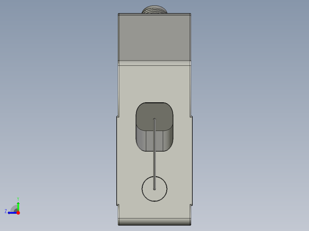 P30激光位移传感器右视图