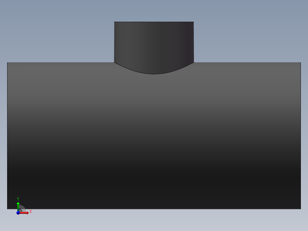 UPVC_RTEE_DN32_20前视图