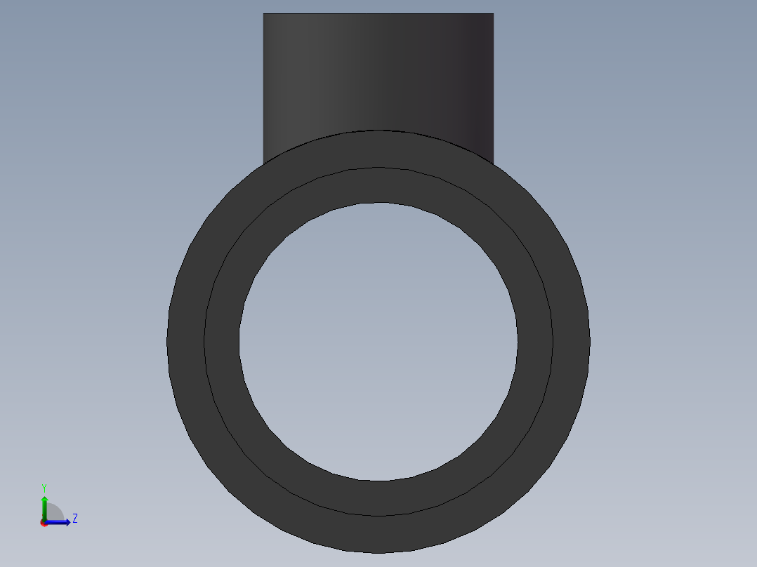 UPVC_RTEE_DN32_20左视图