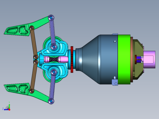机械手臂舵机机器人爪子右视缩略图