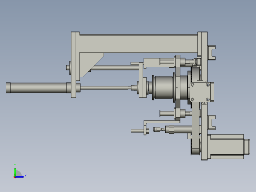 电子插针精密焊接生产线设计-压紧机构-V1左视缩略图