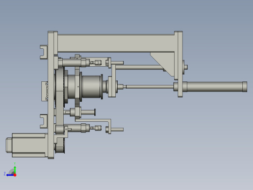 电子插针精密焊接生产线设计-压紧机构-V1右视缩略图