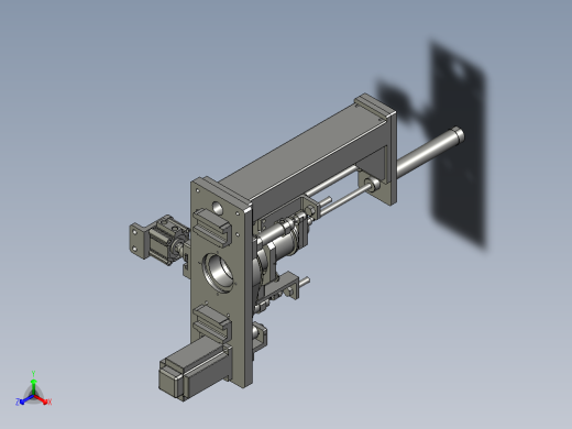 电子插针精密焊接生产线设计-压紧机构-V1正等轴测缩略图