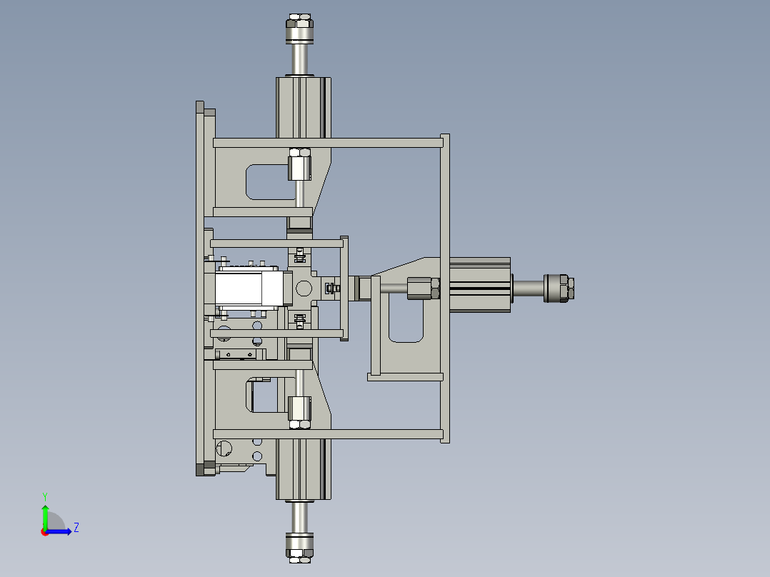6压帽盖上料组件左视图