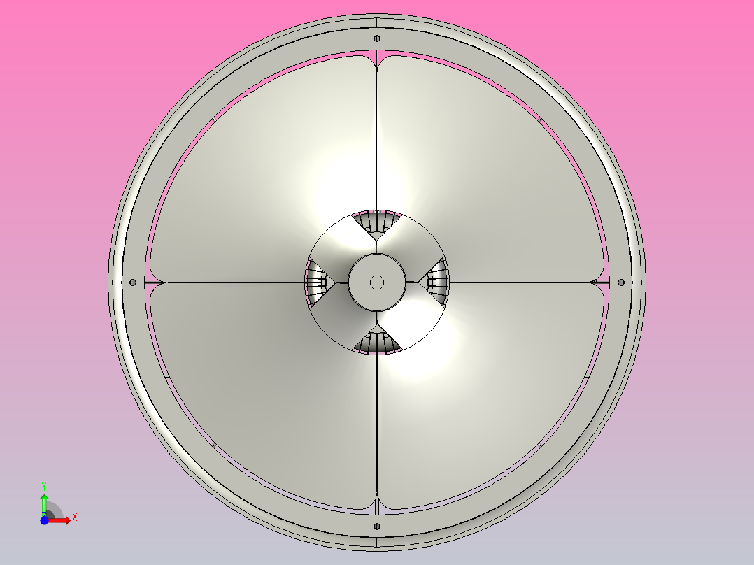 SF系列管道轴流通风机[5G]前视图