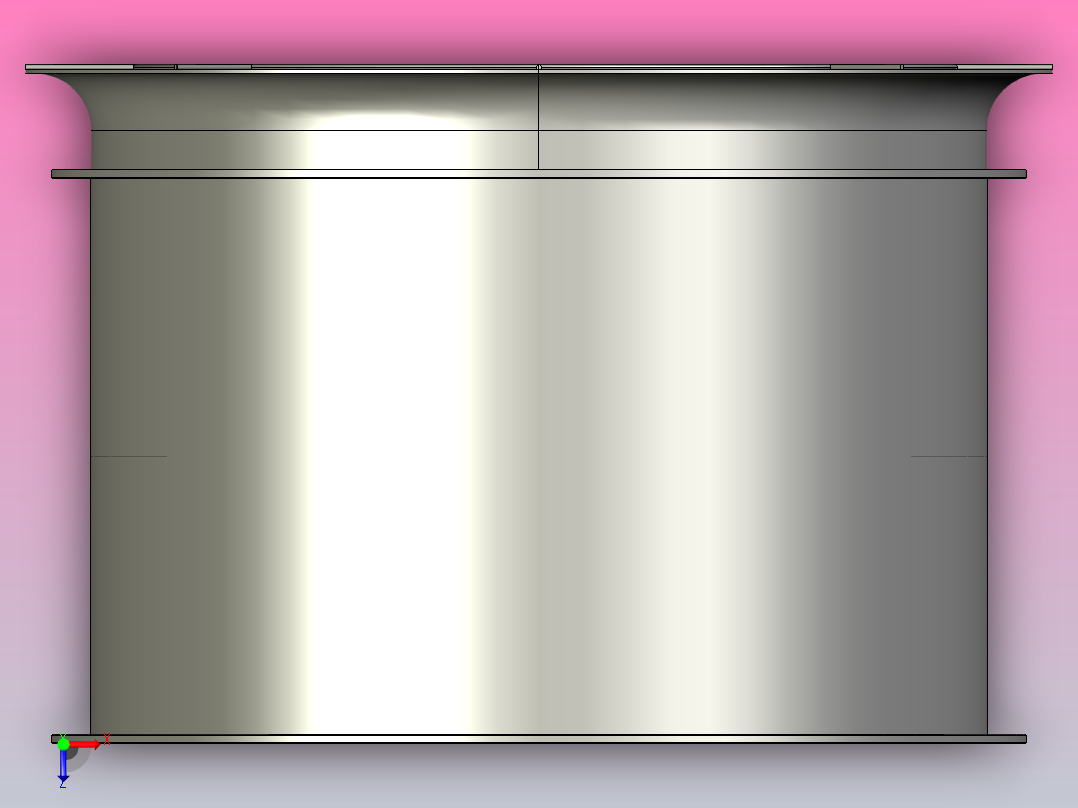 SF系列管道轴流通风机[5G]俯视图