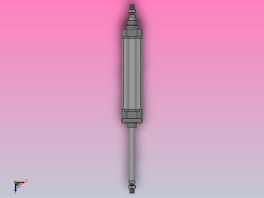 SED双轴复动型气缸SED 50×200-S俯视缩略图