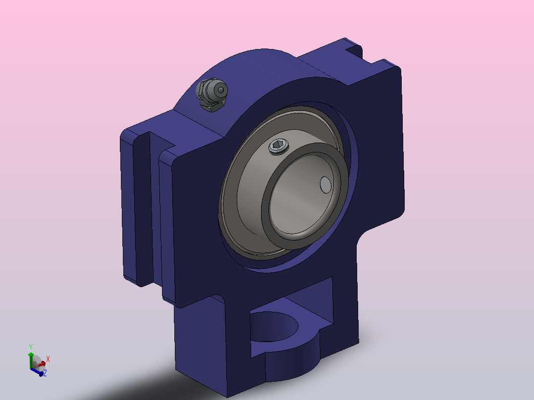 FRM F205拉紧轴承25主视图