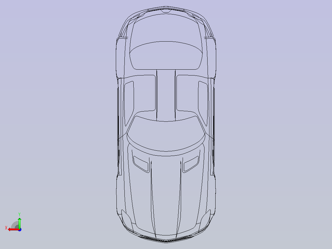 奔驰车体后视图