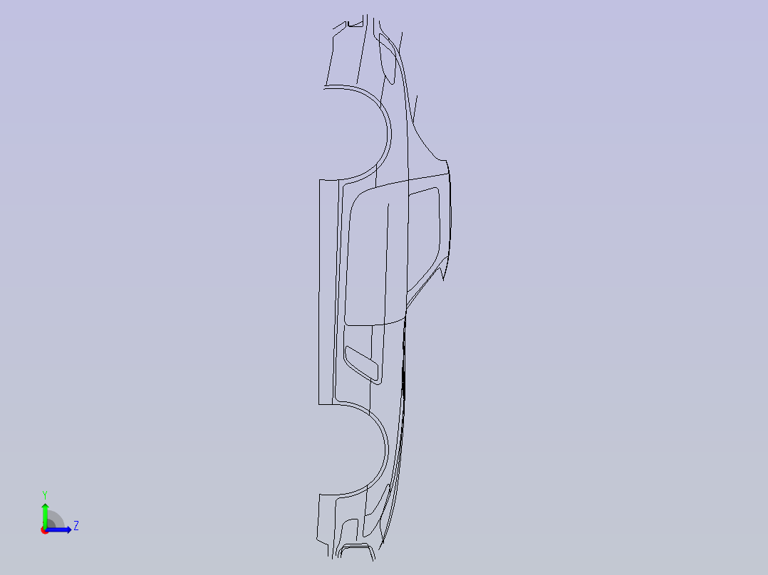 奔驰车体左视图