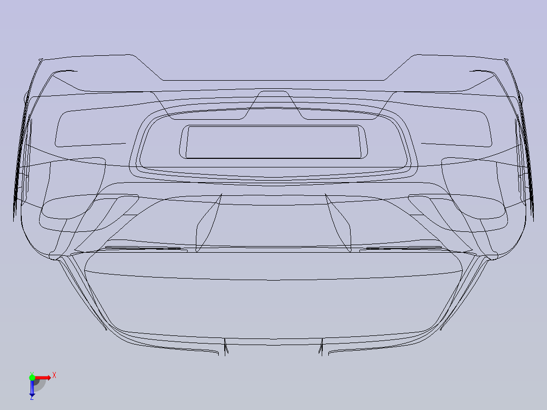 奔驰车体俯视图