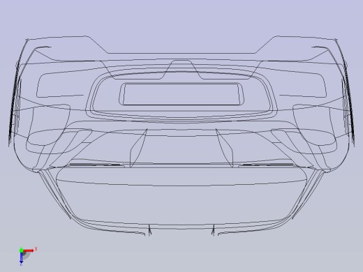 奔驰车体俯视缩略图